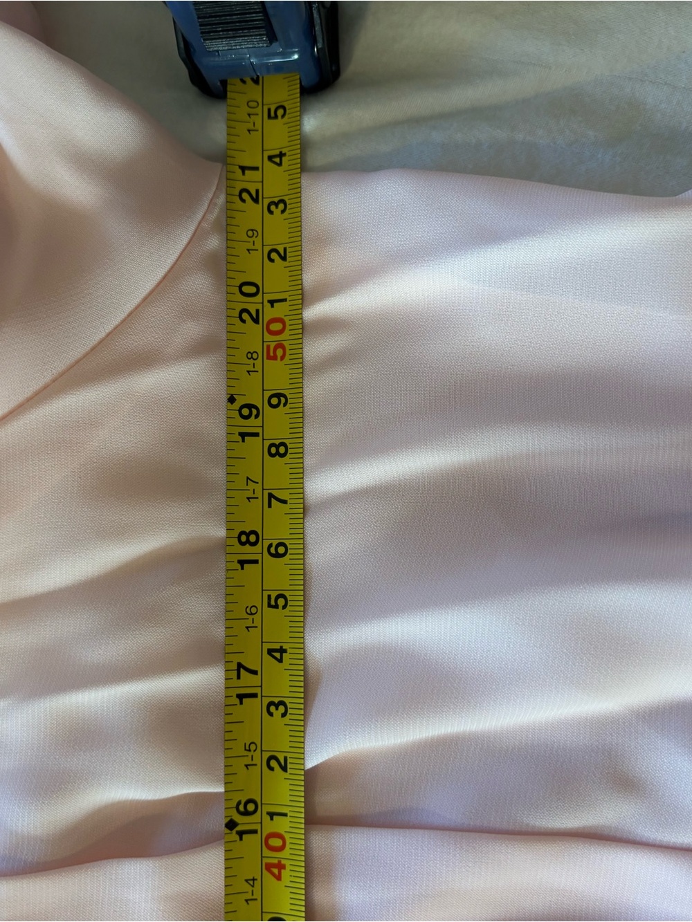 Vintage Marlis by Elle Designs Sheer Pale Pink Pintuck Blouse Size M - Picture 6 of 8